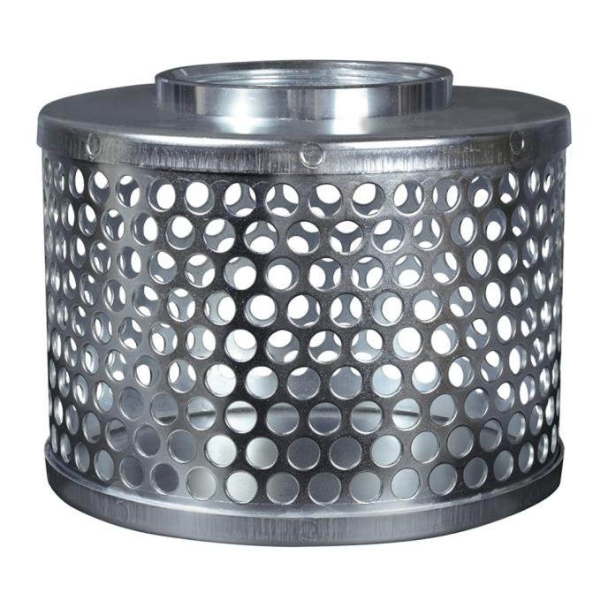 Round Hole Suction Strainers — Plated Steel