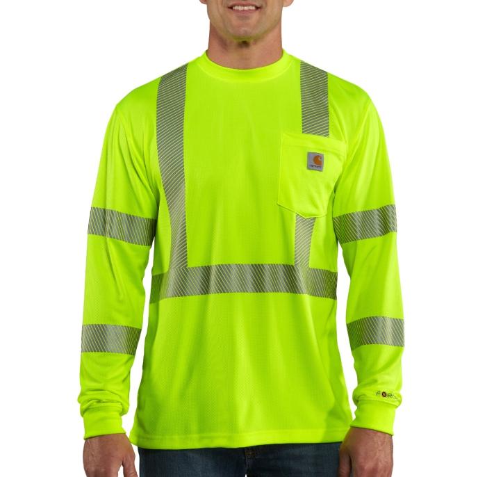 Carhartt Force® High-Visibility Long-Sleeve Class 3 T-Shirt