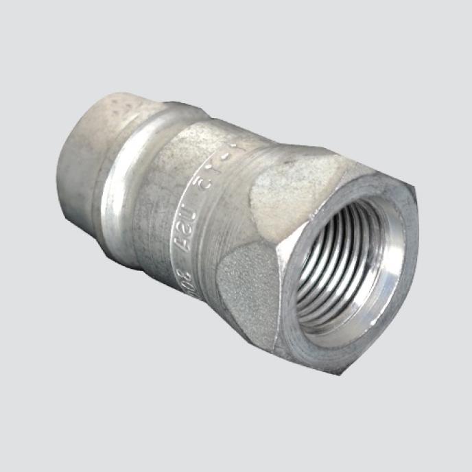 1/2" ISO Male Tip x 1/2" Female Pipe Thread Hydraulic Quick Disconnect (S71-4P)