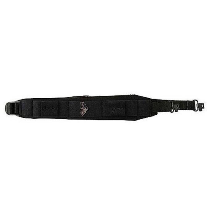 Blackhawk Butler Creek Alaskan Comfort Stretch Rifle Sling with Swivels and Cartridge Loops Neoprene Black