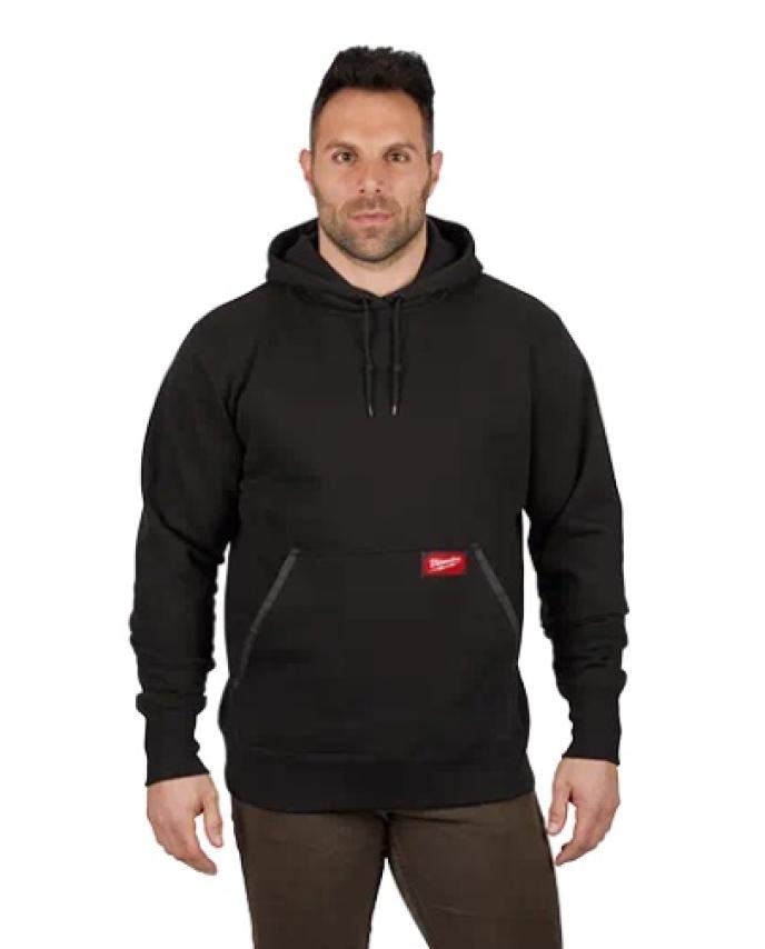 Milwaukee Heavy Duty Pullover Hoodie Black Front