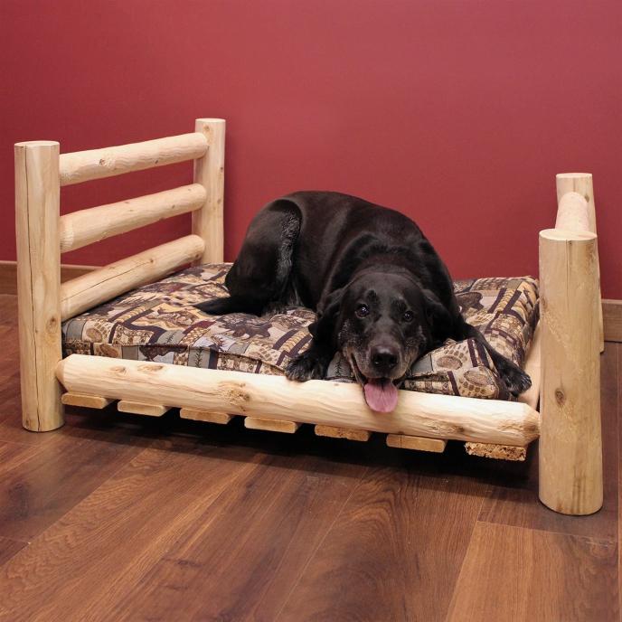 Lakeland Mills Cedar Log Pet Bed