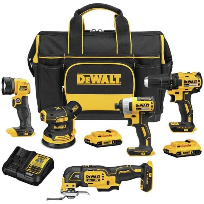 DeWalt 20V MAX 5 Tool Kit Combo