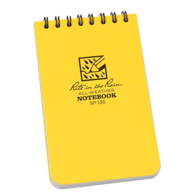 3" x 5" Top Spiral Notebook