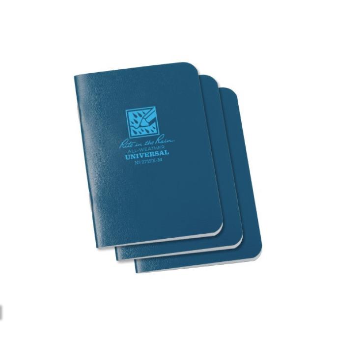 All-Weather Universal Notebook Blue 3 pack