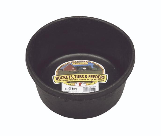 Little Giant 2 Quart Rubber Feed Pan