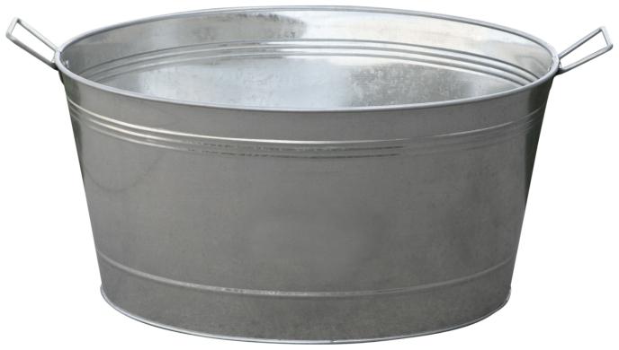 Little Giant 13.75 Gallon Galvanized Round Tub