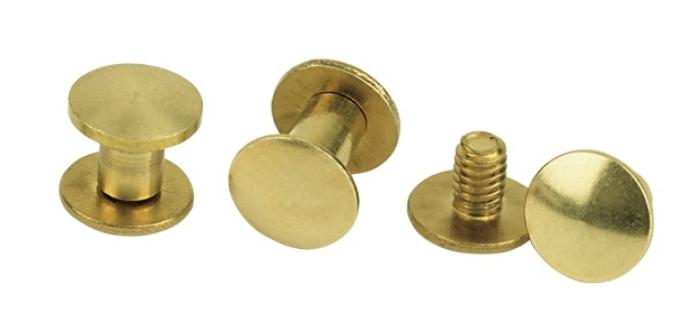 Chicago Screw Handy Pack, Plain Solid Brass