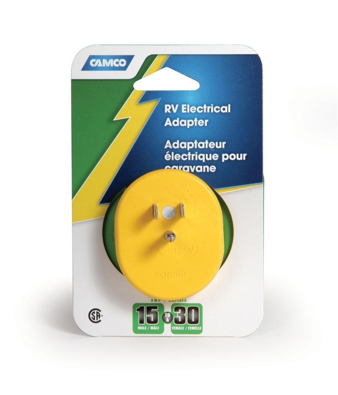 Camco 15AM/30AF PowerGrip Adapter