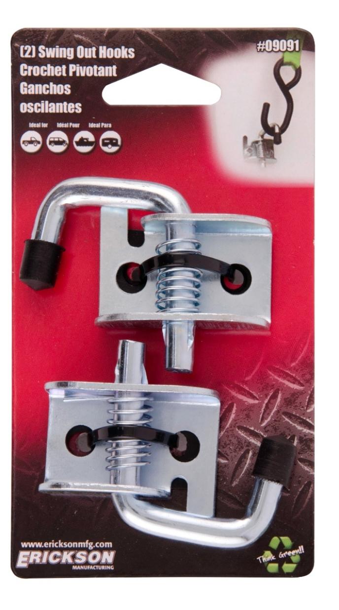 2 Pk. Swing out hooks