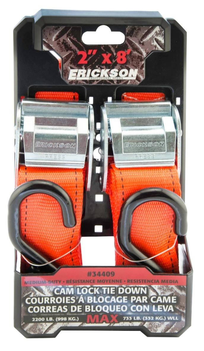 2 Pk. 2" x 8' Cam Strap 2200 lb.