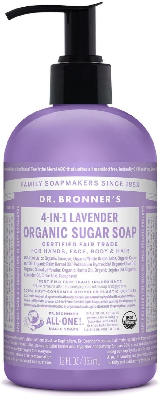 Dr. Bronner's Organic Sugar Soap