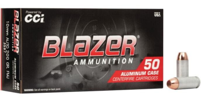 CCI Blazer 10mm AUTO Ammo 200 Grain Full Metal Jacket