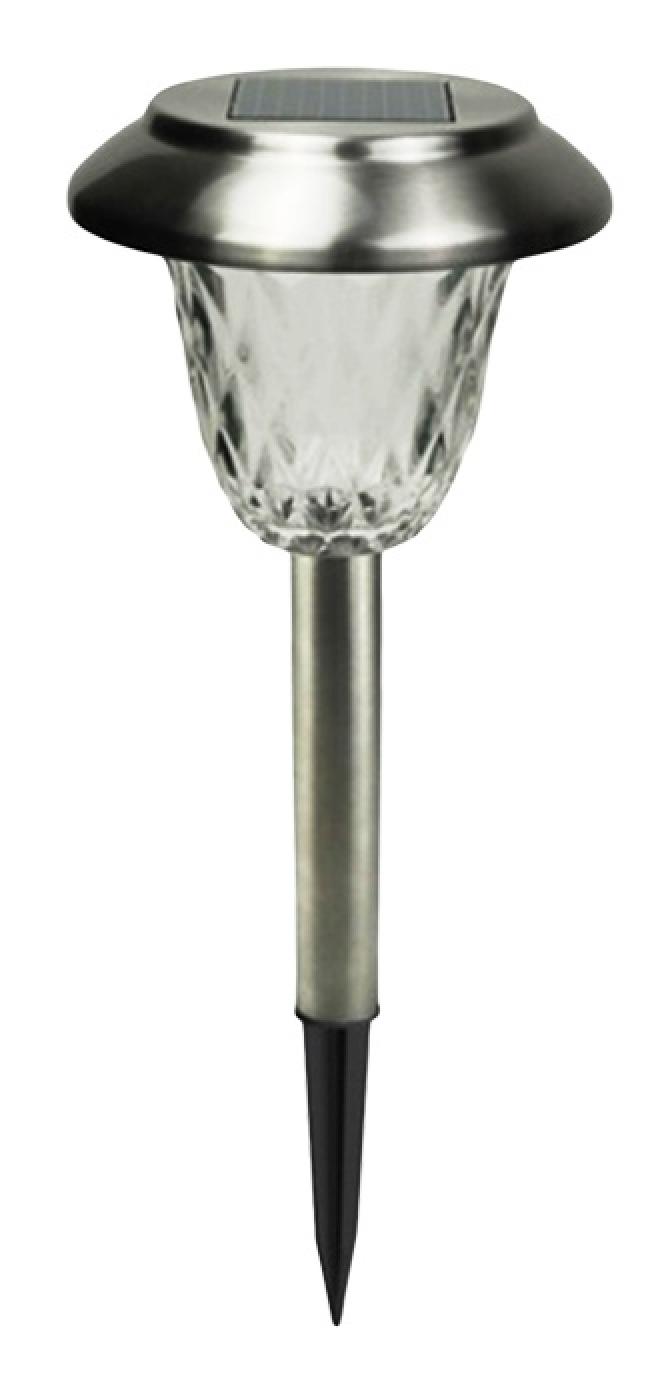 Alpine™ Solar Silver Pathway Lights