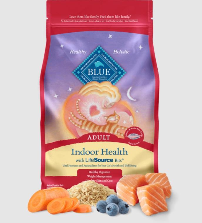 Blue Buffalo Indoor Health Adult Salmon & Brown Rice