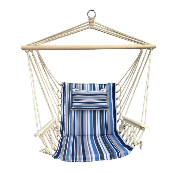 Backyard Expressions Hanging Hammock Chair