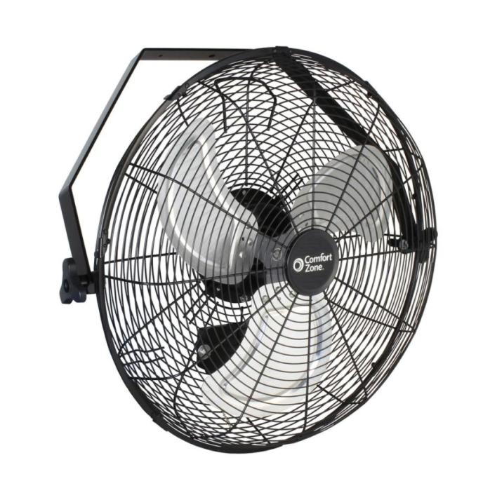 Comfort Zone High Velocity Industrial Wall Mount Fan