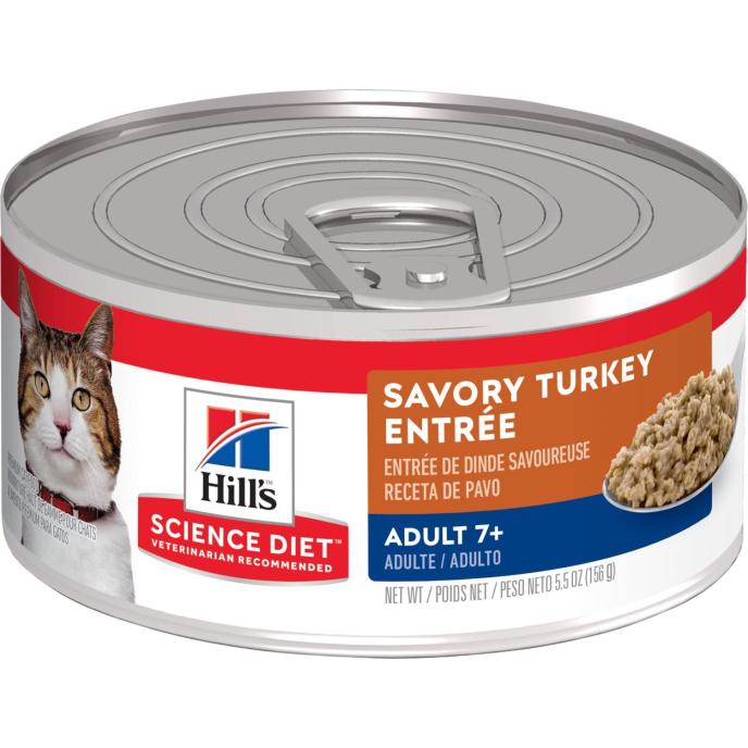 Hill's Science Diet Adult 7+ Savory Turkey Entrée