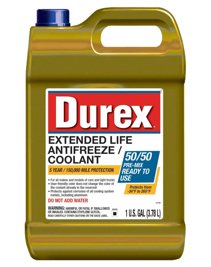 Durex® Extended Life Formula 50/50 Antifreeze/Coolant