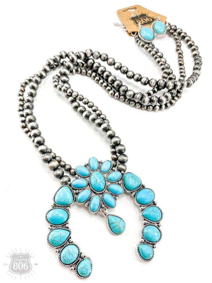 Accessories 806 Squash Blossom Pendant Set