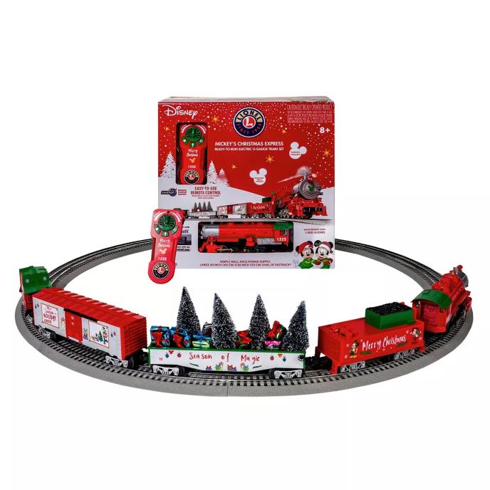 Lionel Disney Christmas Ready-To-Run Electric O-Gauge Train Set