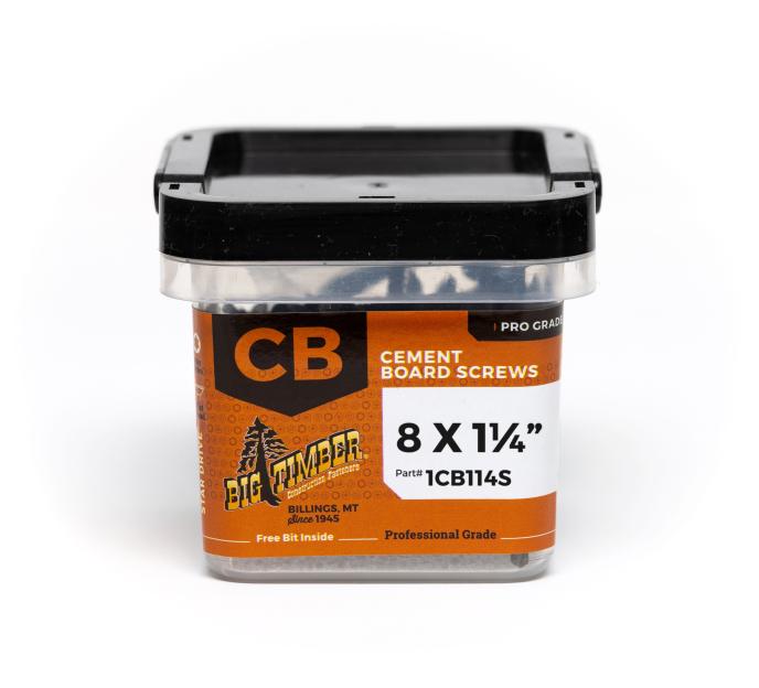 Big Timber Fasteners Cement Board Screws