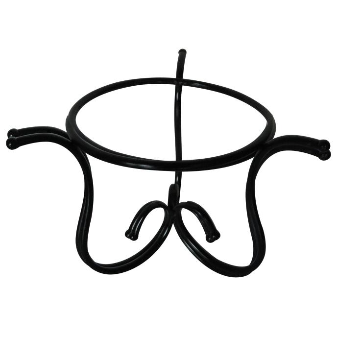 Alpine Glass Gazing Globe Metal Stand