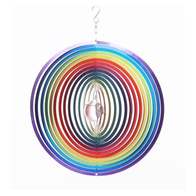 Alpine Rainbow Color Wind Spinner