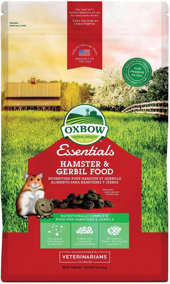 Oxbow Essentials Hamster & Gerbil Food