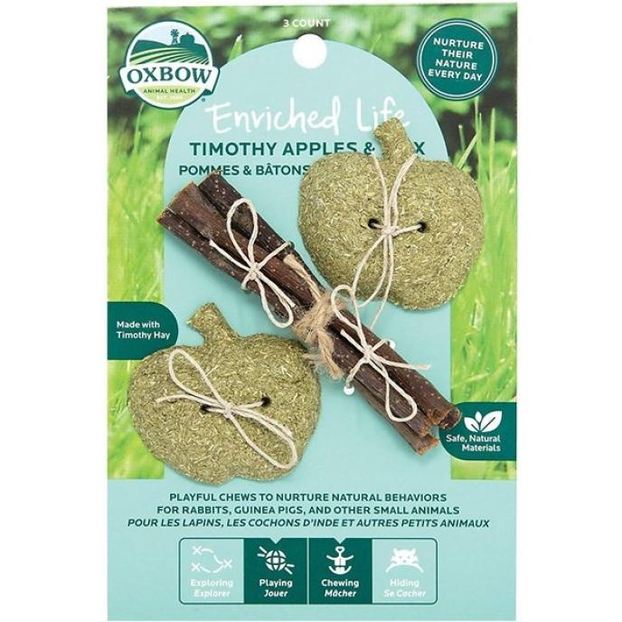 Oxbow Enriched Life Timothy Apples & Stix