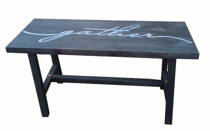 Backyard Expressions Gather Bench