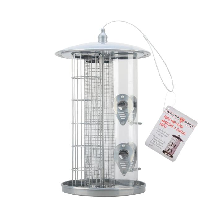 Farm Pro Triple Bird Feeder