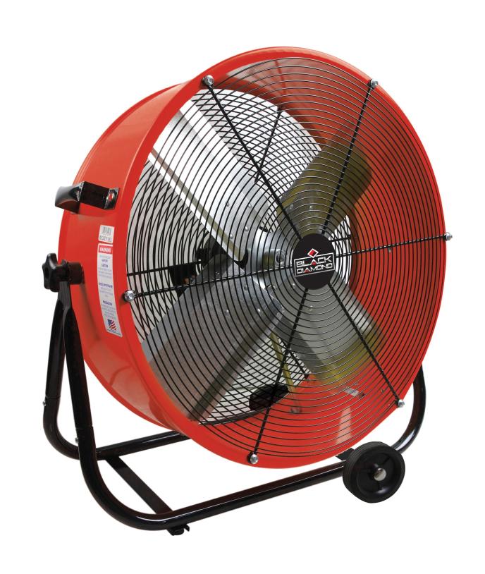 Black Diamond Direct Drive Tilt Drum Fan