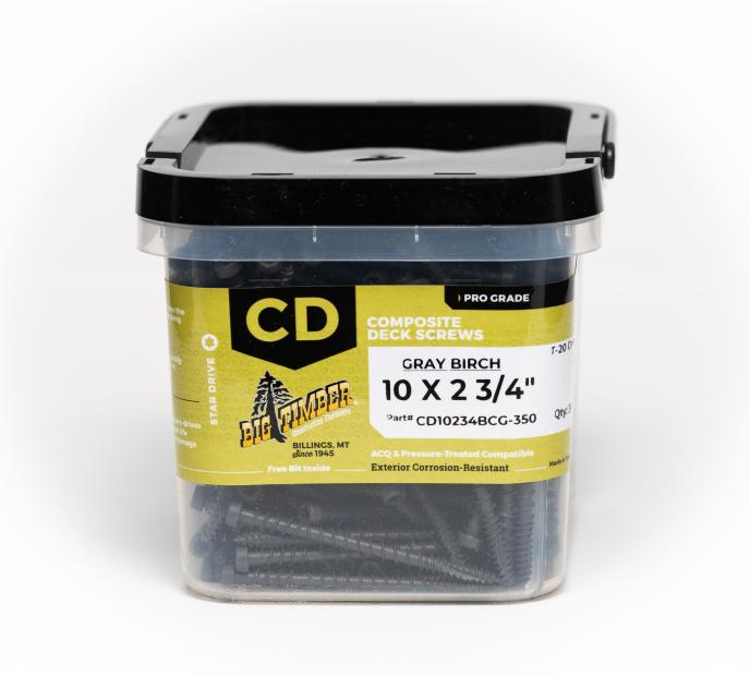 Big Timber Fasteners Composite Deck Screws