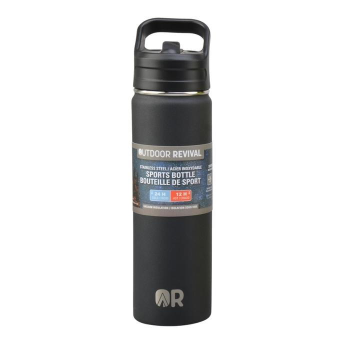 Outdoor Revival Bottle 20 OZ black front view